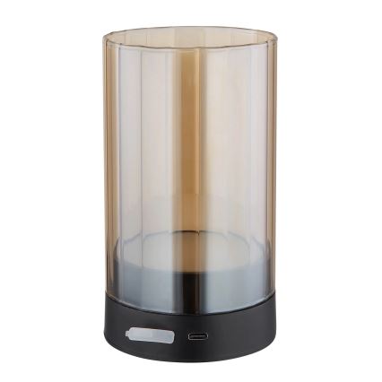 Globo - LED Āra aptumšojama uzlādējams skārienvadāma galda lampa LED/2W/3,7V 2700/4000/6500K 1200mAh IP44 bēša