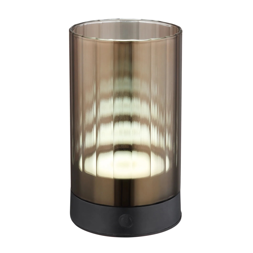 Globo - LED Āra aptumšojama uzlādējams skārienvadāma galda lampa LED/2W/3,7V 2700/4000/6500K 1200mAh IP44 brūna