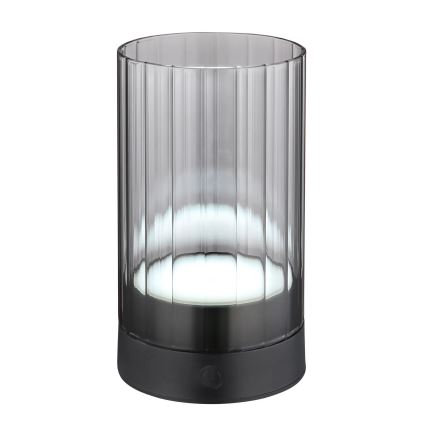 Globo - LED Āra aptumšojama uzlādējams skārienvadāma galda lampa LED/2W/3,7V 2700/4000/6500K 1200mAh IP44 pelēka