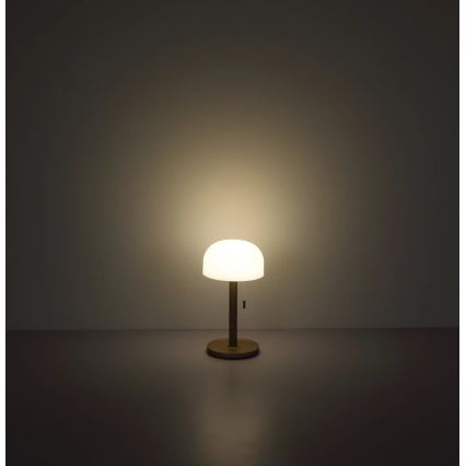 Globo - LED Uzlādējama galda lampa LED/1,5W/3,7V 3000/4200/6000K 1800mAh brūna