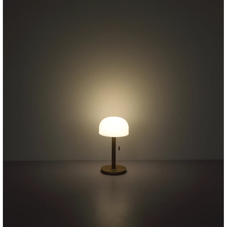 Globo - LED Uzlādējama galda lampa LED/1,5W/3,7V 3000/4200/6000K 1800mAh brūna