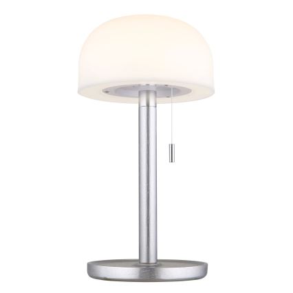 Globo - LED Uzlādējama galda lampa LED/1,5W/3,7V 3000/4200/6000K 1800mAh sudraba