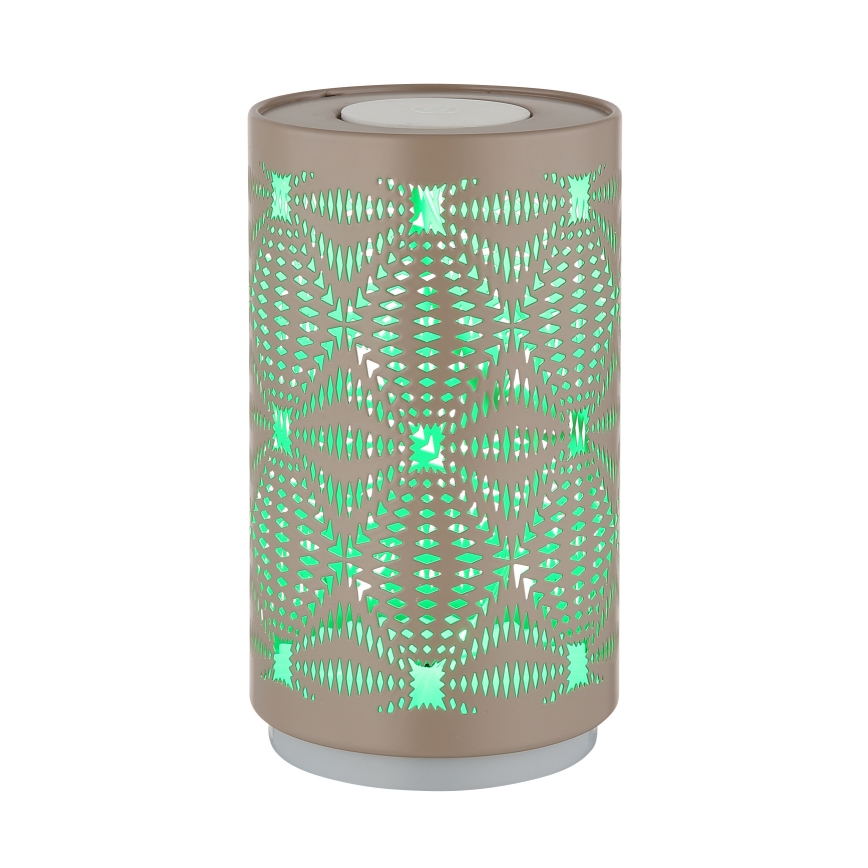 Globo - LED RGB Skārienvadāma uzlādējams galda lampa LED/1W/5V 500 mAh brūna