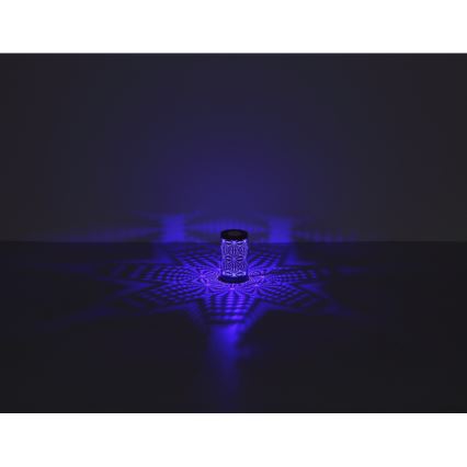 Globo - LED RGB Skārienvadāma uzlādējams galda lampa LED/1W/5V 500 mAh brūna