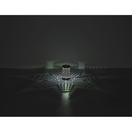 Globo - LED RGB Skārienvadāma uzlādējams galda lampa LED/1W/5V 500 mAh brūna