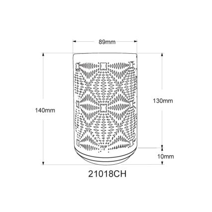 Globo - LED RGB Skārienvadāma uzlādējams galda lampa LED/1W/5V 500 mAh brūna