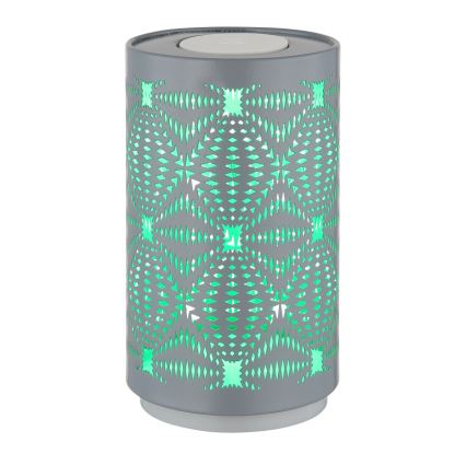 Globo - LED RGB Skārienvadāma uzlādējams galda lampa LED/1W/5V 500 mAh pelēka