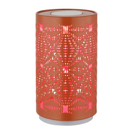 Globo - LED RGB Skārienvadāma uzlādējams galda lampa LED/1W/5V 500 mAh varš
