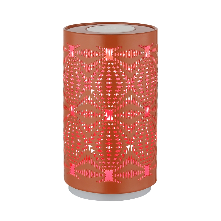 Globo - LED RGB Skārienvadāma uzlādējams galda lampa LED/1W/5V 500 mAh varš