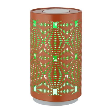 Globo - LED RGB Skārienvadāma uzlādējams galda lampa LED/1W/5V 500 mAh varš