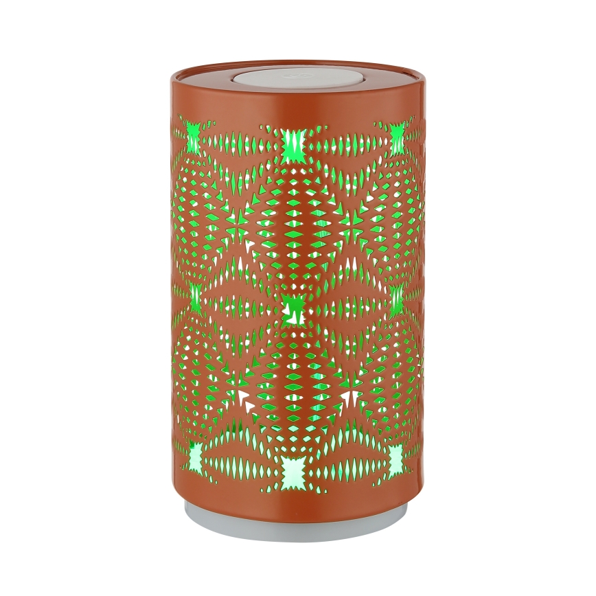 Globo - LED RGB Skārienvadāma uzlādējams galda lampa LED/1W/5V 500 mAh varš