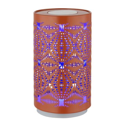 Globo - LED RGB Skārienvadāma uzlādējams galda lampa LED/1W/5V 500 mAh varš