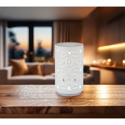 Globo - LED RGB Skārienvadāma uzlādējams galda lampa LED/1W/5V 500 mAh balta