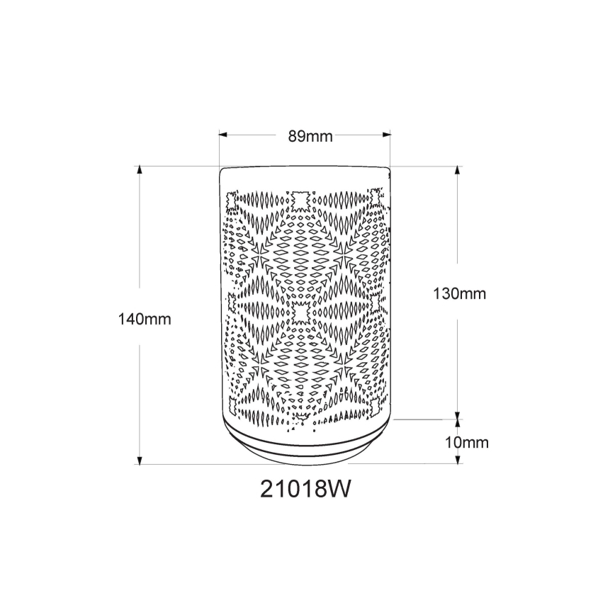 Globo - LED RGB Skārienvadāma uzlādējams galda lampa LED/1W/5V 500 mAh balta