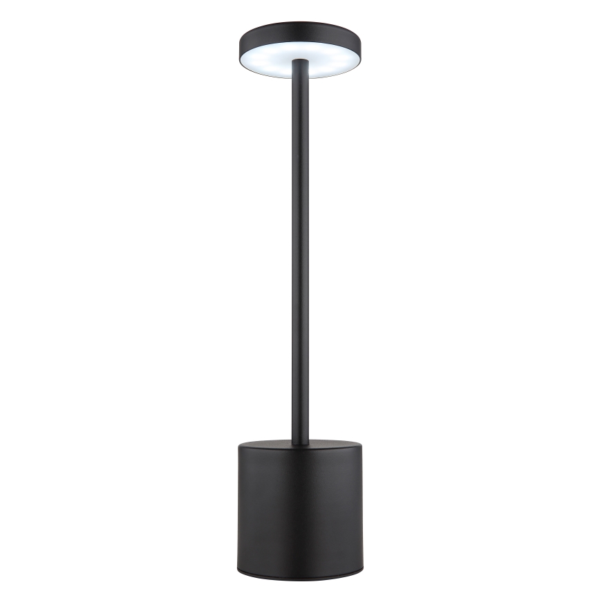 Globo - LED Aptumšojama skārienvadāma galda lampa LED/1,2W/3,7V 2000K/3500K/7000K 1200 mAh USB melna