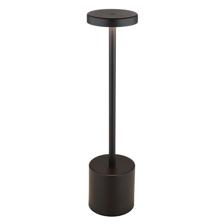 Globo - LED Aptumšojama skārienvadāma galda lampa LED/1,2W/3,7V 2000K/3500K/7000K 1200 mAh USB melna
