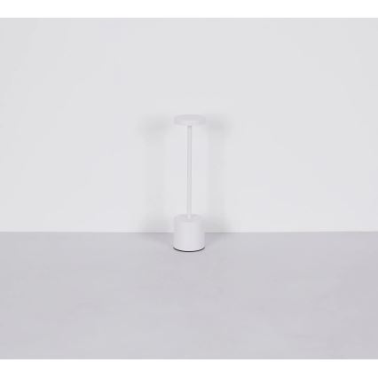 Globo - LED Aptumšojama skārienvadāma galda lampa LED/1,2W/3,7V 2000K/3500K/7000K 1200 mAh USB balta
