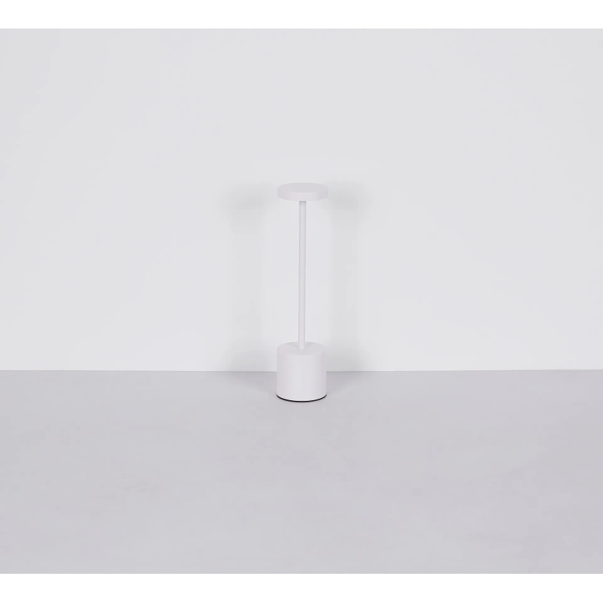 Globo - LED Aptumšojama skārienvadāma galda lampa LED/1,2W/3,7V 2000K/3500K/7000K 1200 mAh USB balta