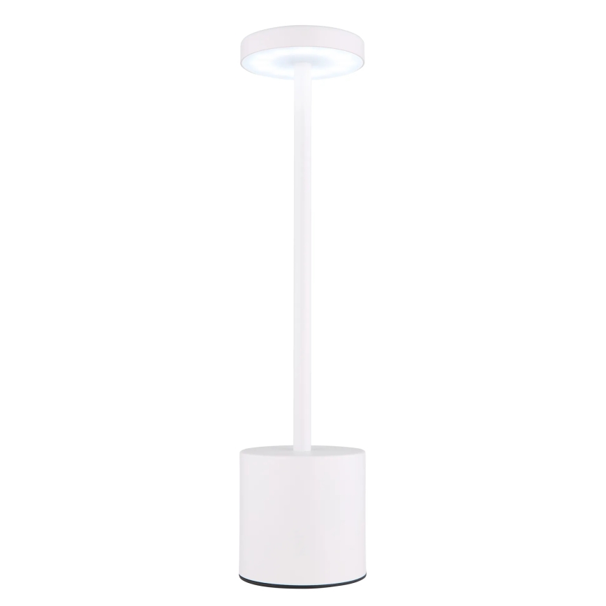 Globo - LED Aptumšojama skārienvadāma galda lampa LED/1,2W/3,7V 2000K/3500K/7000K 1200 mAh USB balta