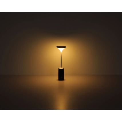 Globo - LED Aptumšojama uzlādējama skārienvadāma galda lampa LED/1,2W/3,7V 3000K 1500mAh melna