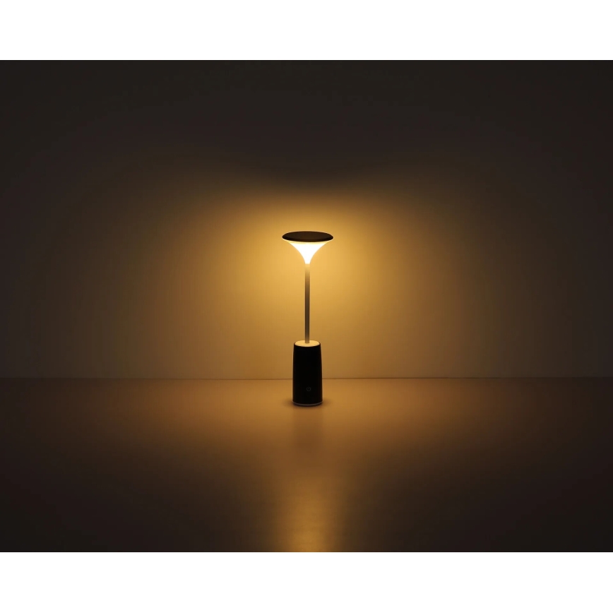 Globo - LED Aptumšojama uzlādējama skārienvadāma galda lampa LED/1,2W/3,7V 3000K 1500mAh melna