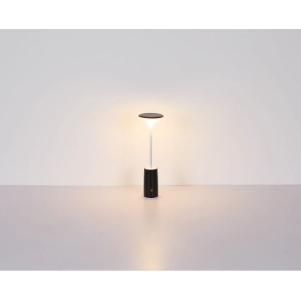 Globo - LED Aptumšojama uzlādējama skārienvadāma galda lampa LED/1,2W/3,7V 3000K 1500mAh melna
