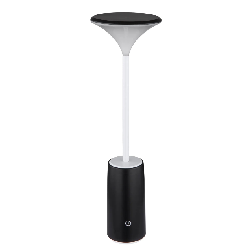 Globo - LED Aptumšojama uzlādējama skārienvadāma galda lampa LED/1,2W/3,7V 3000K 1500mAh melna