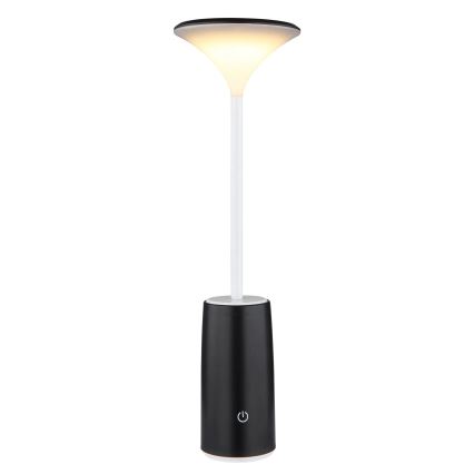 Globo - LED Aptumšojama uzlādējama skārienvadāma galda lampa LED/1,2W/3,7V 3000K 1500mAh melna