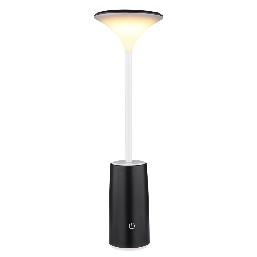 Globo - LED Aptumšojama uzlādējama skārienvadāma galda lampa LED/1,2W/3,7V 3000K 1500mAh melna