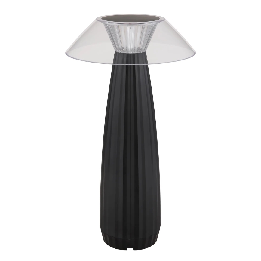 Globo - LED Aptumšojama uzlādējama skārienvadāma galda lampa LED/1W/3,7V 3000K 1200mAh melna