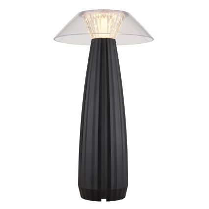 Globo - LED Aptumšojama uzlādējama skārienvadāma galda lampa LED/1W/3,7V 3000K 1200mAh melna