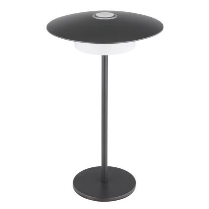 Globo - LED Āra uzlādējama skārienvadāma galda lampa LED/3W/3,7V 1800/2700/3000K IP44 1800 mAh pelēka
