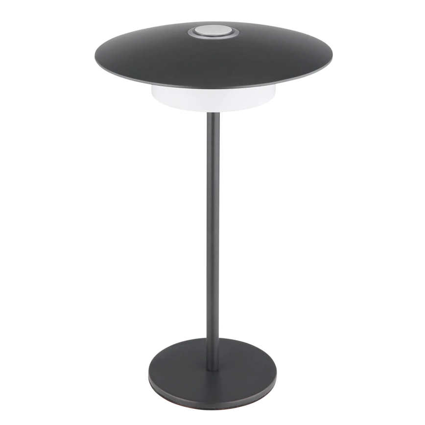 Globo - LED Āra uzlādējama skārienvadāma galda lampa LED/3W/3,7V 1800/2700/3000K IP44 1800 mAh pelēka