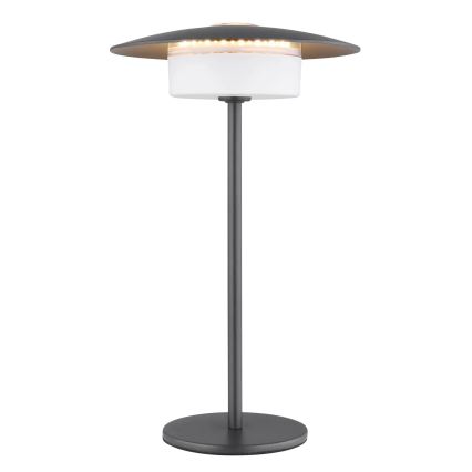 Globo - LED Āra uzlādējama skārienvadāma galda lampa LED/3W/3,7V 1800/2700/3000K IP44 1800 mAh pelēka