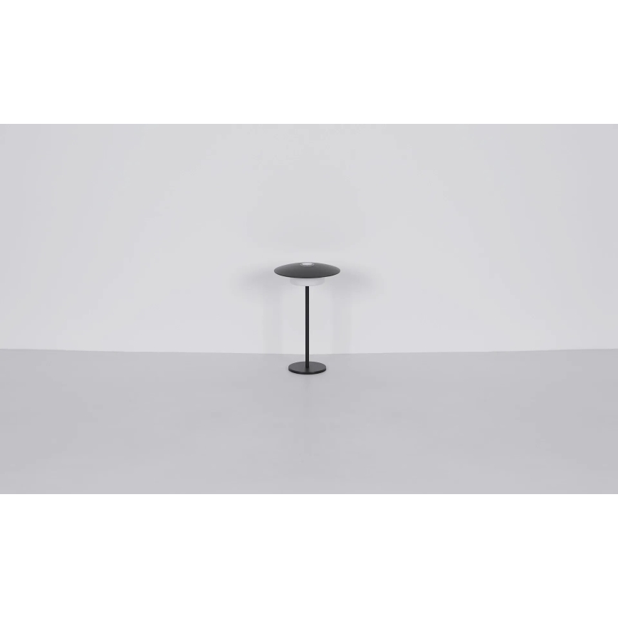Globo - LED Āra uzlādējama skārienvadāma galda lampa LED/3W/3,7V 1800/2700/3000K IP44 1800 mAh melna