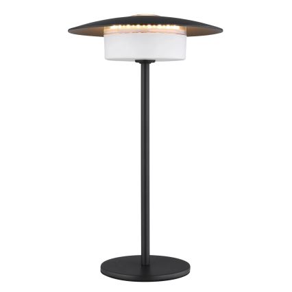 Globo - LED Āra uzlādējama skārienvadāma galda lampa LED/3W/3,7V 1800/2700/3000K IP44 1800 mAh melna