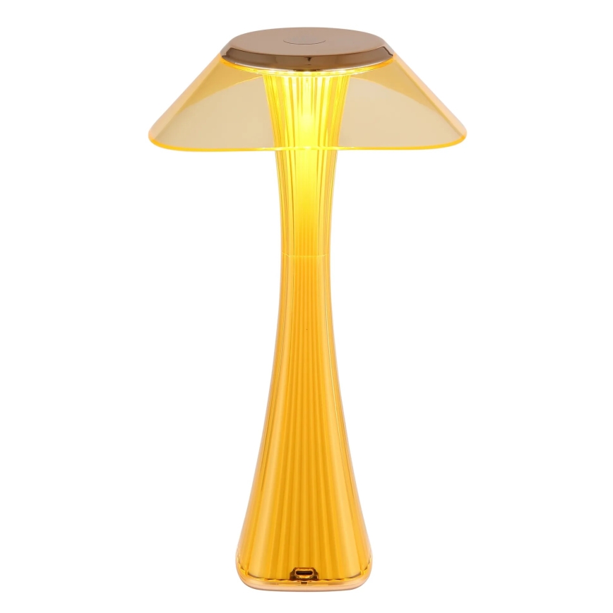 Globo - LED Aptumšojama, lādējama galda lampa LED/2,5W/3,7V 1200mAh 2700K/4500K/6500K zelta