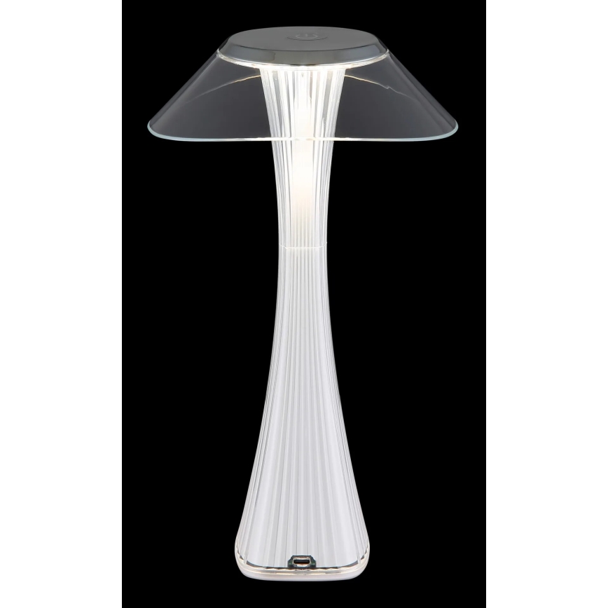 Globo - LED Aptumšojama, lādējama galda lampa LED/2,5W/3,7V 1200mAh 2700K/4500K/6500K balta