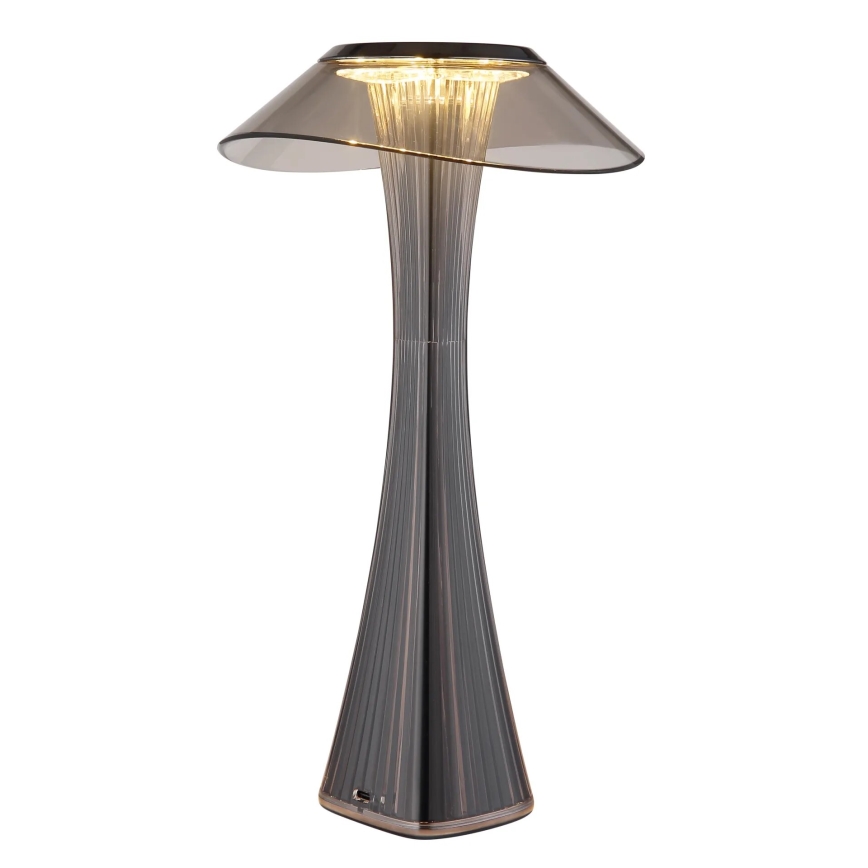 Globo - LED Aptumšojama, lādējama galda lampa LED/2,5W/3,7V 1200mAh 2700K/4500K/6500K melna
