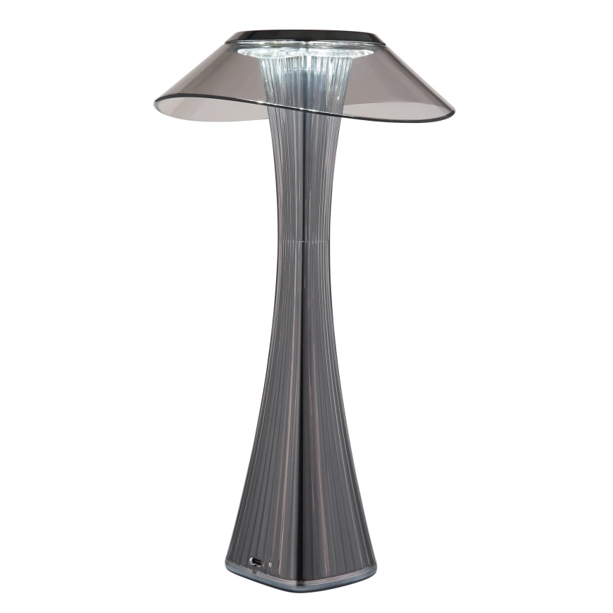 Globo - LED Aptumšojama, lādējama galda lampa LED/2,5W/3,7V 1200mAh 2700K/4500K/6500K melna