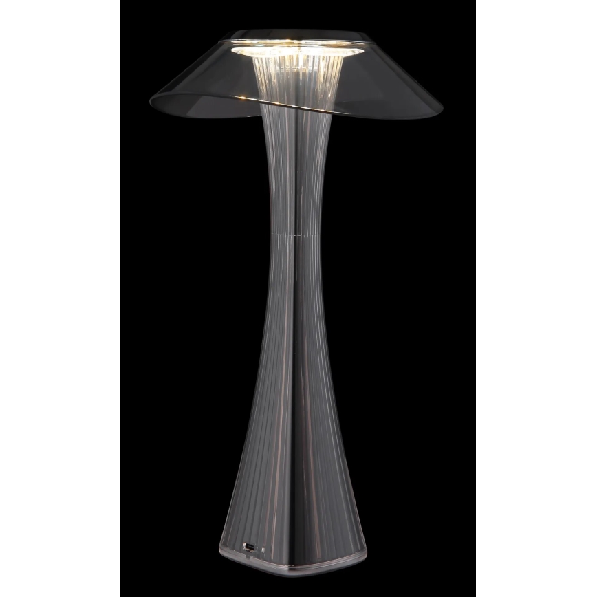 Globo - LED Aptumšojama, lādējama galda lampa LED/2,5W/3,7V 1200mAh 2700K/4500K/6500K melna