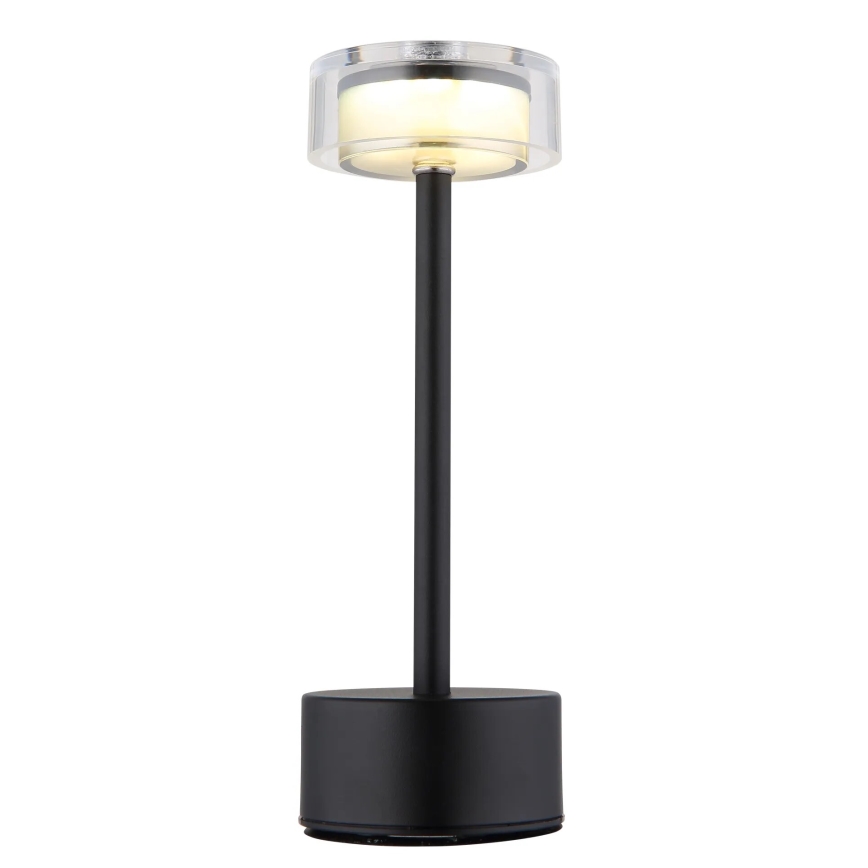 Globo - LED Aptumšojama uzlādējama skārienvadāma galda lampa LED/2,5W/3,7V 2700/4000/6500K 1800mAh melna