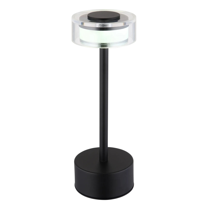 Globo - LED Aptumšojama uzlādējama skārienvadāma galda lampa LED/2,5W/3,7V 2700/4000/6500K 1800mAh melna