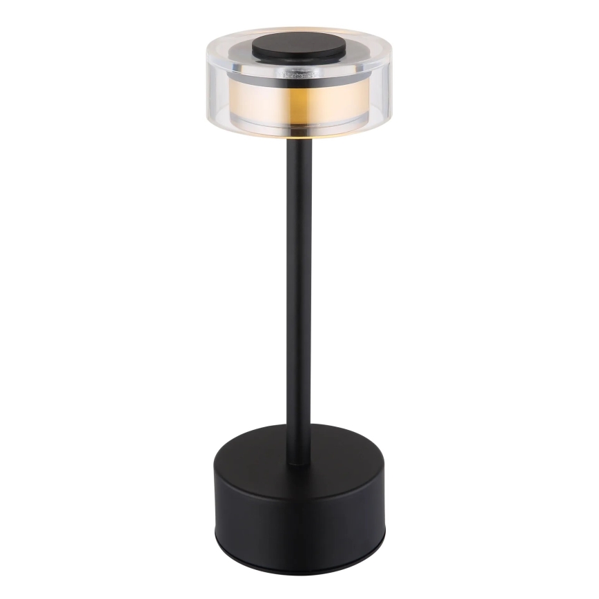 Globo - LED Aptumšojama uzlādējama skārienvadāma galda lampa LED/2,5W/3,7V 2700/4000/6500K 1800mAh melna
