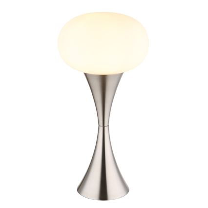 Globo - Galda lampa 1xE14/25W/230V matēts hroms