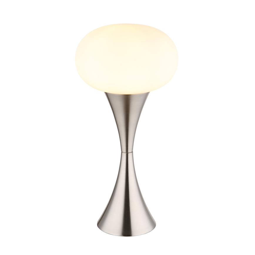 Globo - Galda lampa 1xE14/25W/230V matēts hroms
