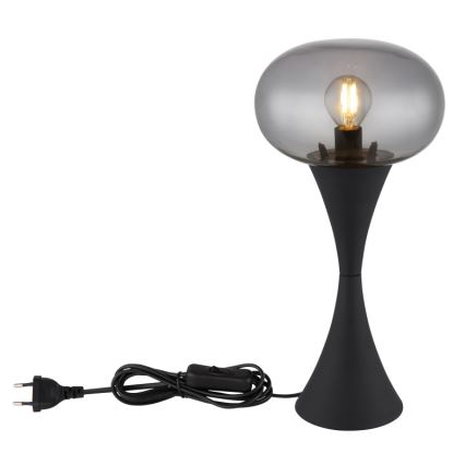 Globo - Galda lampa 1xE14/25W/230V melna