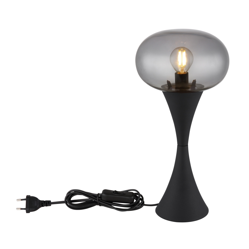 Globo - Galda lampa 1xE14/25W/230V melna