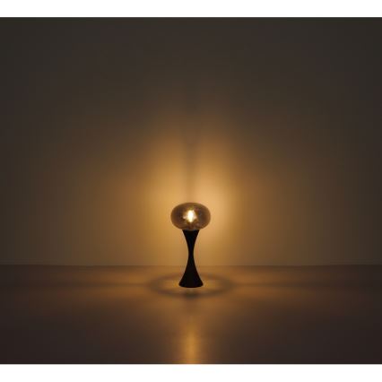 Globo - Galda lampa 1xE14/25W/230V melna