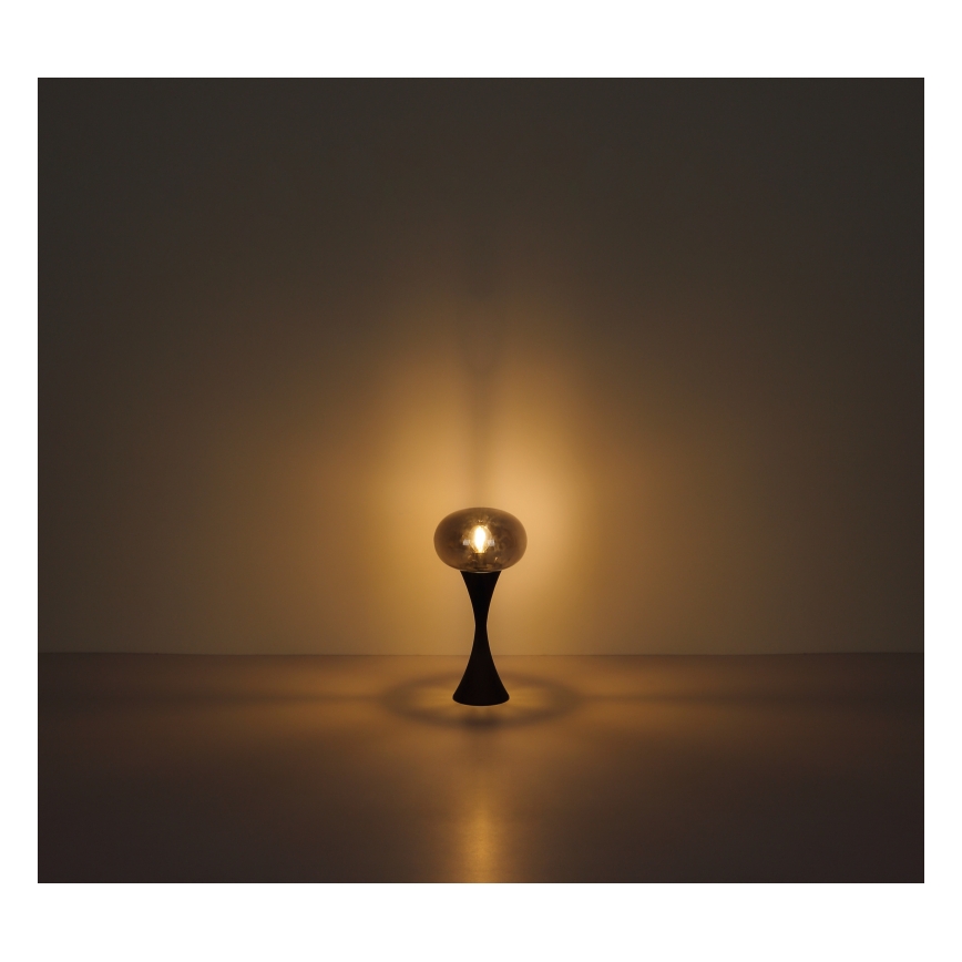Globo - Galda lampa 1xE14/25W/230V melna